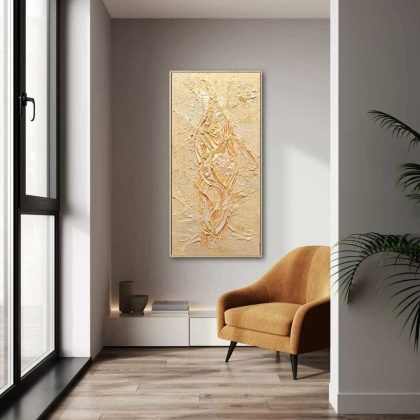When energy is freed from control, what remains is a trace of eternity. Wall sculpture in space
