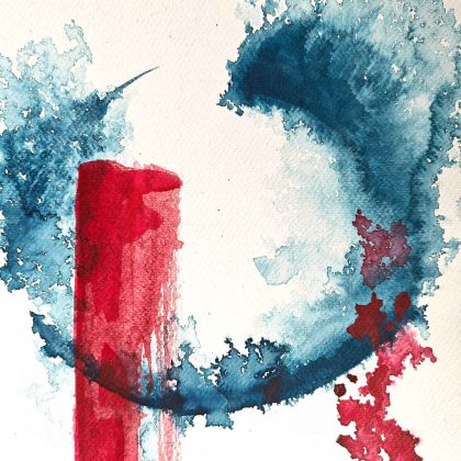 Fluid painting by BelA ALeksandra, Place of Return 4