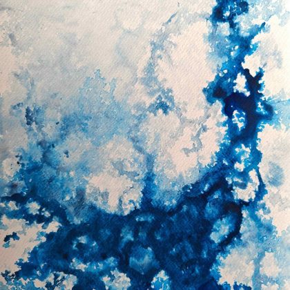 contemporary abstract painting Synaptic Fields VI by BelA
