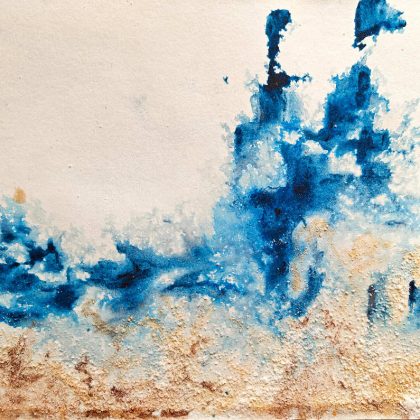 Textural contemporary abstract painting Synaptic Fields VIII by BelA