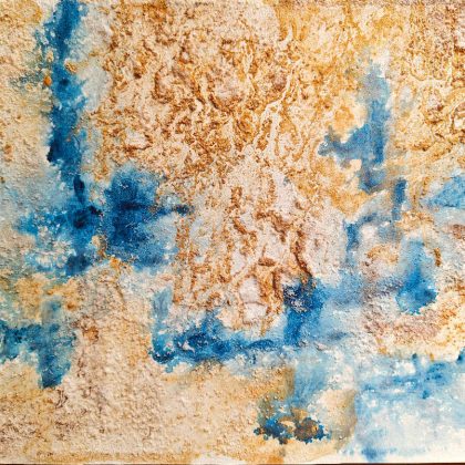 Textural contemporary abstract painting Synaptic Fields IX by BelA