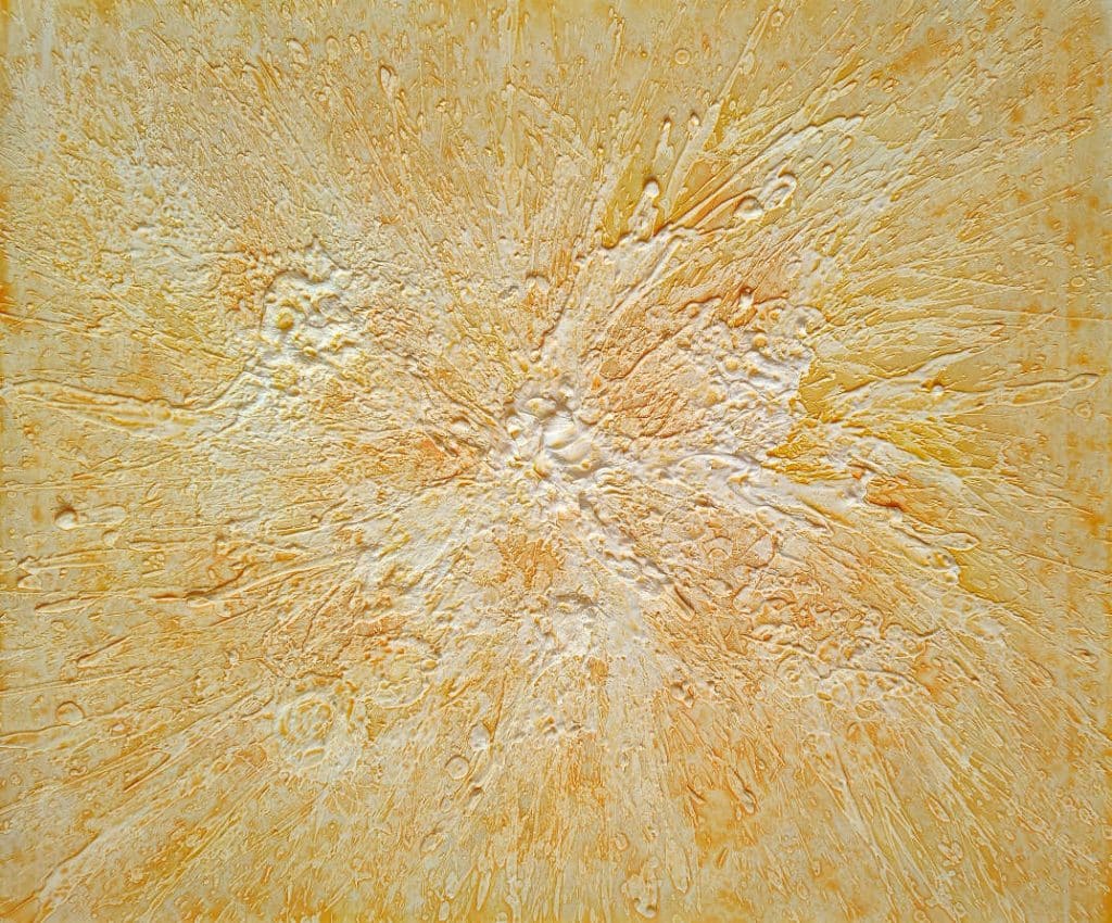 Textured abstract artwork by contemporary artist Bela Aleksandra