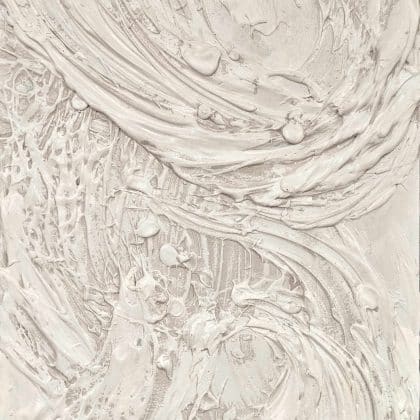 Wall sculpture, Contemporary abstract textural painting Thought flows through natural cycles and pours through the fingers into a form that allows time to remain. by Bela Aleksandra