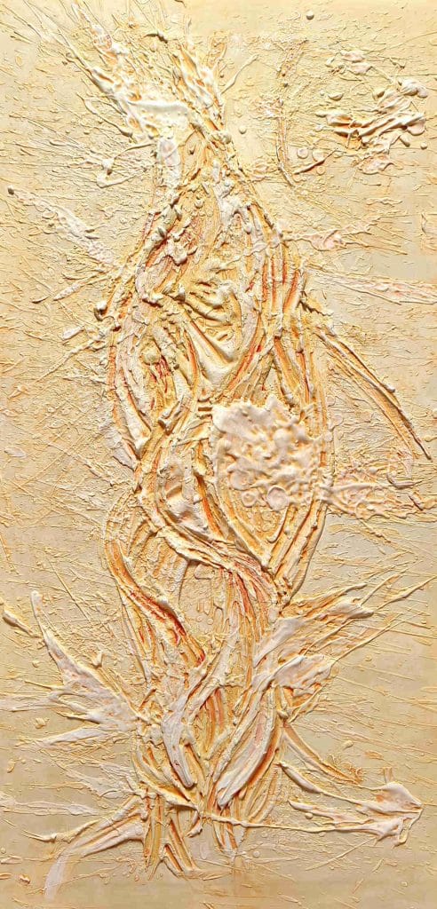 Wall sculpture by contemporary artist Bela Aleksandra