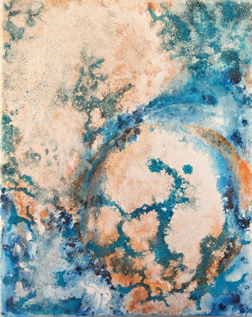 Contemporary painting Memory of a World Without Conflict